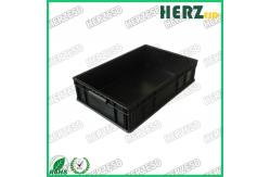 China Plastic Material ESD Storage Box / Circulation Box Surface Resistance 10e3-10e9 Ohms supplier