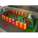 Commercial Inflatable Sports Games , Inflatable Football Field With PVC for sale