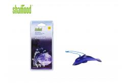 China Single Dolphin Hanging In Car Plastic Air Freshener Dream Island  Fragrances supplier