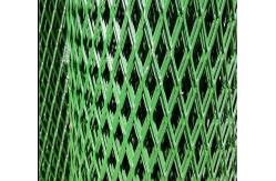 China Plastic Sprayed Green Expanded Wire Mesh Diamond Shaped 20x40mm supplier