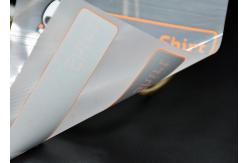 China Anti Sublimation Matte Logo Heat Transfer Fabric Labels For Work Wear supplier