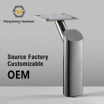 Brushed Silver Cabinet Legs Heavy-duty Iron Furniture Feet Hardware Fittings for Hotel Dressers and TV Cabinets for sale
