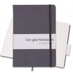 160 Pages Bullet Journal Notebook / Dotted Page Journal PU Leather Cover Material for sale