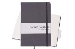 China 160 Pages Bullet Journal Notebook / Dotted Page Journal PU Leather Cover Material supplier