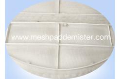 China PP Mesh Pad Demister , Polypropylene demister in FGD devices 100 kg/m3 supplier