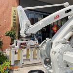 Palletizing Used Robotic Arm ABB IRB660-250/3.15 Four Axis Industrial Robot for sale