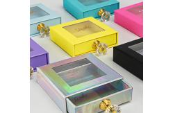 China Empty Custom Eyelash Packaging Box Luxury Private Label Lamination Finished supplier