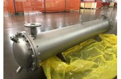 China Customized Titanium Heat Exchangers for Chemical Energy Storage Double Tube Structure supplier