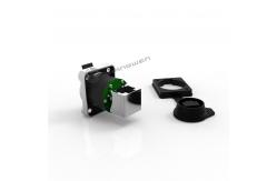 China Audio Industrial Rj45 Female Connector Waterproof Panel Mount supplier