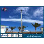 Signal Transmission Telecomminication Polygonal Towers with Antenna Q345 for sale
