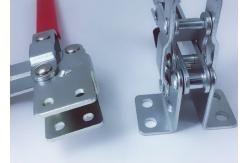 China Nickel Plated 400LBS 200kg Hold Down Toggle Clamp For Assembling Fixture supplier