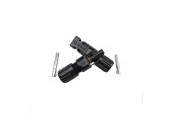 China IP67 Black Solar PV Connectors 14 - 10 AWG UL94V-O Flame Class supplier