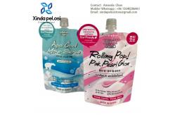 China Custom Printing Small Liquid Stand Up Plastic Pouch Energy Packaging Bag supplier