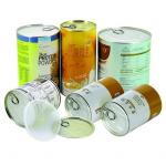 Air proof EZ open Paper Composite Rice Cans recycled round , gift tube packaging for sale