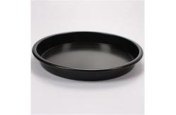 China                  Rk Bakeware China-Hard Anodize Coat Thin Crust Aluminium Pizza Tray              supplier