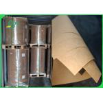 300gsm 350gsm Food Grade Brown Kraft Paper High Bursting Resistance In Roll for sale