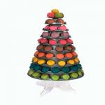 Clear Plastic 10 Tier Macaron Stand 62cm Macaron Wedding Display for sale