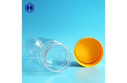 China Cylinder Plastic Biscuit Containers With Screw On Lids Sturdy Non Spill supplier