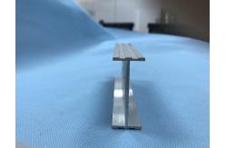 China Durable Aluminium Partition Profiles With White Bronze And Silver Anodizing supplier