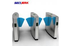China RFID Card Reader Access Control Flap Barrier Turnstile with Fashion Style Design supplier