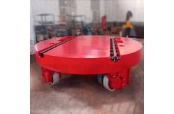 China 50 Ton Electric Material Handling Turntable Heavy Duty Transfer Trolley supplier