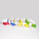 Custom Logo Disposable Id PVC/Vinyl Wristband With Tabs For Events