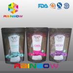 Plastic k bottom gusset bags for sugar / candy / spice packaging for sale