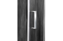 China 100X195CM Tempered Glass Sliding Shower Doors With Chromed Profile And Clear Glass supplier