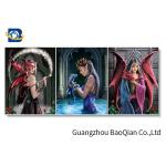 Plastic PET 3d Printing Lenticular Pictures With Wood Frame For Home Decoration for sale