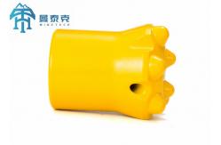 China 36mm Tapered Button Bit 11 Degree Long Skirt Small Hole Drilling supplier
