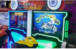 China Motor racing game arcade game machine video game machine supplier