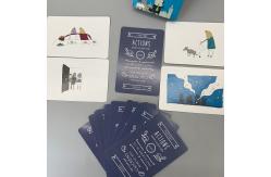 China Eco Friendly Paper CMYK Printed Customized Game Cards For Education supplier