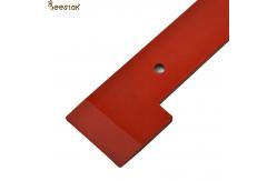 China Honey Bee Hive Tool Uncapping Knife Beekeeping Equipment Red Hive Tool With Hook supplier
