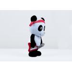 Black / White Panda Plush Toy , Soft Feeling Panda Bear Stuffed Animal