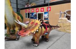 China Red tiger Animatronic Simulation Walking Dino supplier