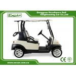 EXCAR Beige Color Small Electric Golf Car With Italy Graziano Axle LED Headlight for sale