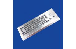 China Brushed Industrial Computer Small Footprint Desktop Keyboard With Trackball supplier