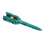 Titanium 5.5mm Double Threaded Pedicle Screws Insert Spine Fixation Device
