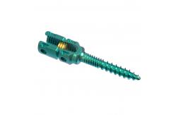 China Titanium 5.5mm Double Threaded Pedicle Screws Insert Spine Fixation Device supplier
