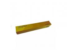 China Folding Compostable Packaging Boxes Corrugated Yellow Paper Box Embossing supplier