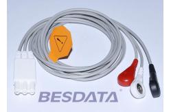 China M1673A Compatible ECG Cables And Leadwires For  M1668A ECG Trunk Cable supplier