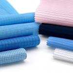 Cleanroom Anti Static ESD Fabrics Polyester Shrink Resistant Fabric for sale