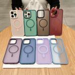 Soft TPU Magnetic Phone Case Translucent Pc Back Magsafe Cover For IPhone 16 Pro Max for sale