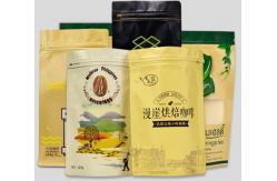 China 120mic Zipper Lock Coffee Stand Up Pouches Plastic VMPET Coffee Bean Packaging supplier