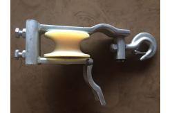 China 20kn Hooked Conductor Stringing Block Sitting Hanging Dual Use Stringing Pulley supplier