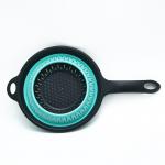 Reusable Silicone Collapsible Colander Vegetable Strainer Portable