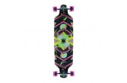 China DB Longboards Wanderer Black / Pink Longboard Complete Skateboard - 10 x 39 supplier