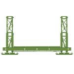 Double Row / Layer Modular Bridge Construction Temporary Bridge Structures