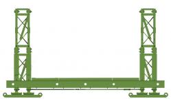 China Double Row / Layer Modular Bridge Construction Temporary Bridge Structures supplier