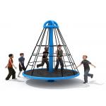Wear Resistant Pyramid Rope Climbing Frame / Elementary School Playground Equipment for sale